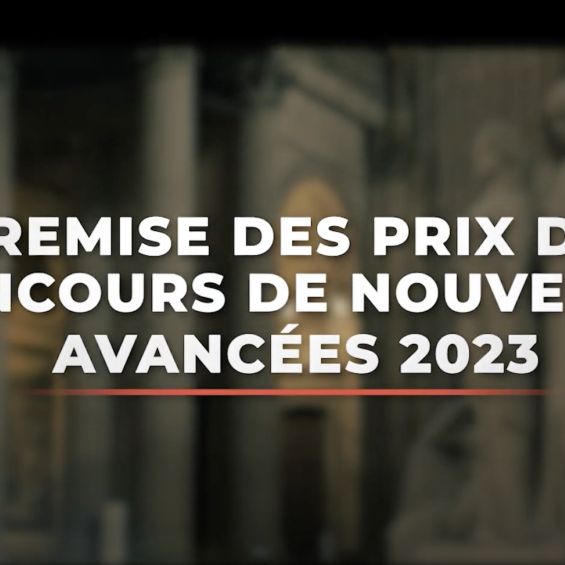 Retour sur la remise des prix du Concours de nouvelles avancées 2023