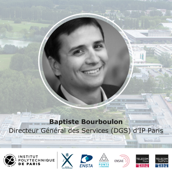 Baptiste Bourboulon nommé Directeur Général des Services (DGS) d’IP Paris  